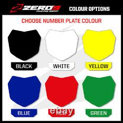Custom MX Graphics Kit HONDA CR CRF Motocross Graphics 125-450 / BLOCK BLK RED