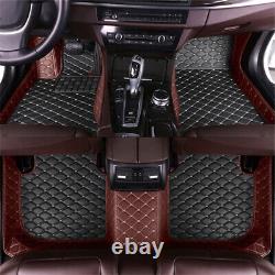 For Honda Car Floor Mat Tailored Custom PU Leather Civic CR-V HR-V Jazz Accord
