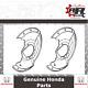 Genuine Honda Brake Backing Plate Front Lh + Rh Fits Honda Civic Viii 05-11