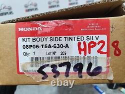 Honda Jazz 2016 18 Genuine Tinted Silver Side Body Door Sill Scuff Guard Trims
