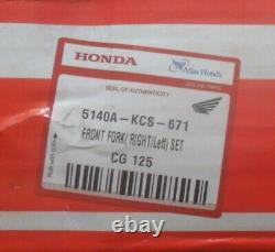 New GENUINE HONDA CG125 FRONT FORKS SHOCK ABSORBERS NOT CHEAP COPIES