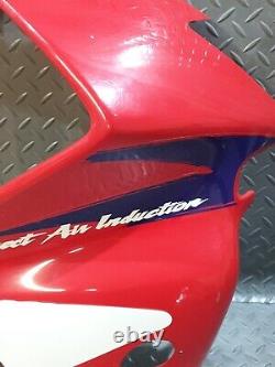 Carénage supérieur droit rouge blanc bleu Honda CBR 600 F3 1995-1998 64213-MALA-6000