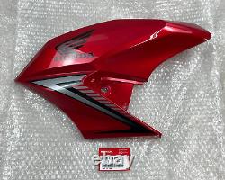 Panneau latéral avant gauche Honda GLR125 CB125F 2015-2020 Candy Blazing Red Nouveau